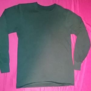 Men's green long sleeve